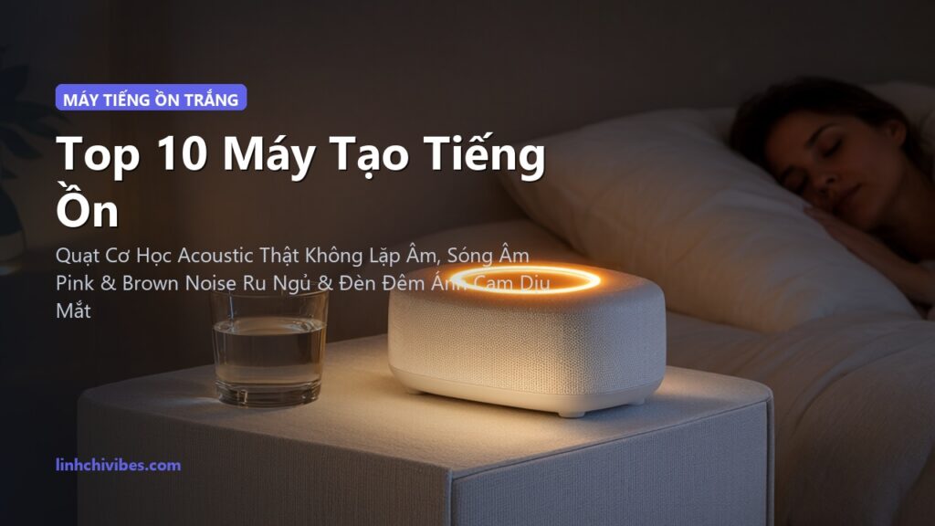 Top 10 Máy Tạo Tiếng Ồn Trắng White Noise Giúp Ngủ Sâu Cách Âm Tự Nhiên 2026 (linhchivibes.com)
