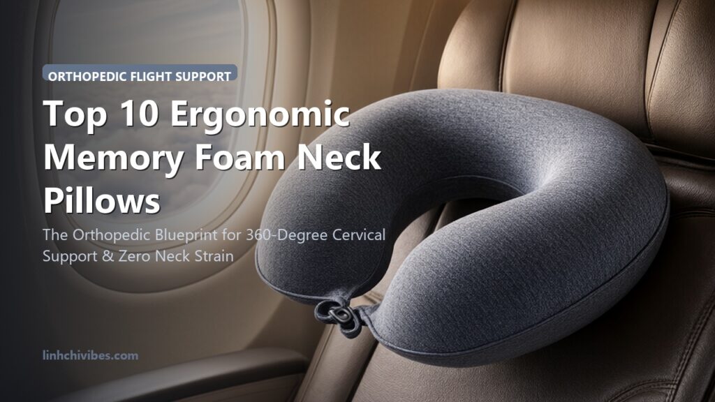 Top 10 Ergonomic Memory Foam Neck Pillows for Long-Haul Flights (linhchivibes.com)