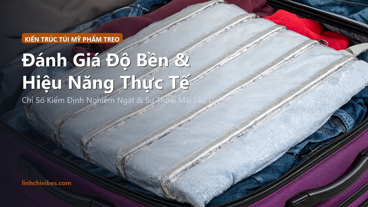 Top 10 Túi Đựng Mỹ Phẩm Du Lịch Có Móc Treo Chống Tràn Nước 2026 - Đánh giá độ bền và hiệu năng (linhchivibes.com)