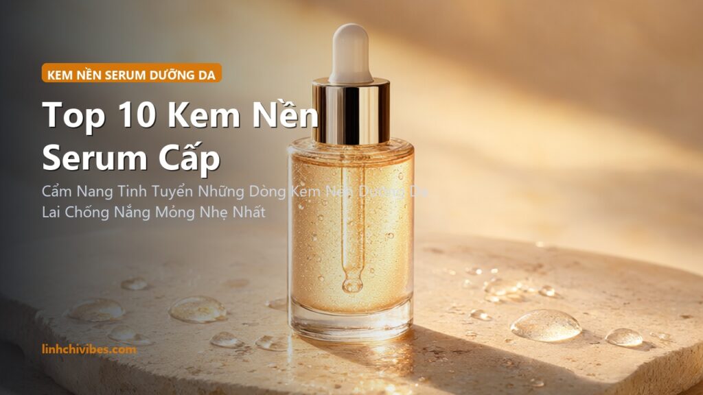 Top 10 Kem Nền Serum Cấp Ẩm Chống Nắng Lớp Nền Căng Bóng Tự Nhiên 2026 (linhchivibes.com)