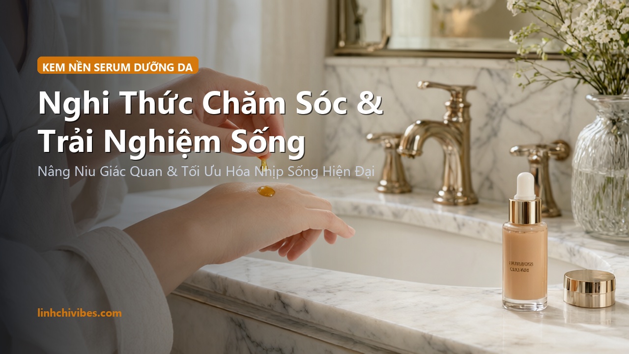 Top 10 Kem Nền Serum Cấp Ẩm Chống Nắng Lớp Nền Căng Bóng Tự Nhiên 2026 - Nghi thức sử dụng và trải nghiệm sống (linhchivibes.com)