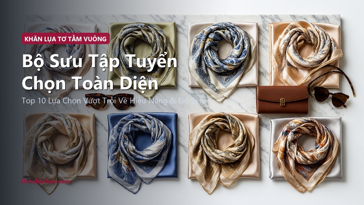 Top 10 Khăn Lụa Tơ Tằm Vuông 100% Phụ Kiện Quý Cô Paris Sang Trọng 2026 - Bộ sưu tập tuyển chọn hàng đầu (linhchivibes.com)