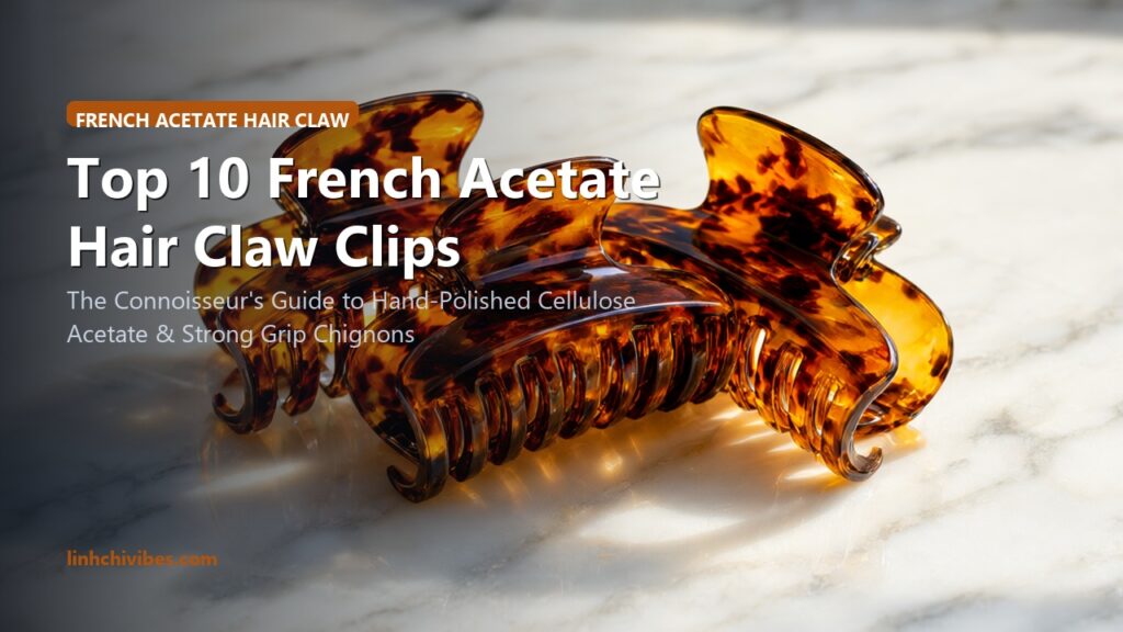 Top 10 French Acetate Hair Claw Clips for Damage-Free Effortless Updos (linhchivibes.com)