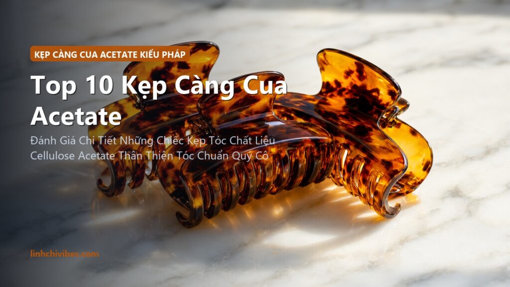 Top 10 Kẹp Càng Cua Acetate Kiểu Pháp Cao Cấp Giữ Nếp Tóc Không Gãy Rụng 2026 (linhchivibes.com)