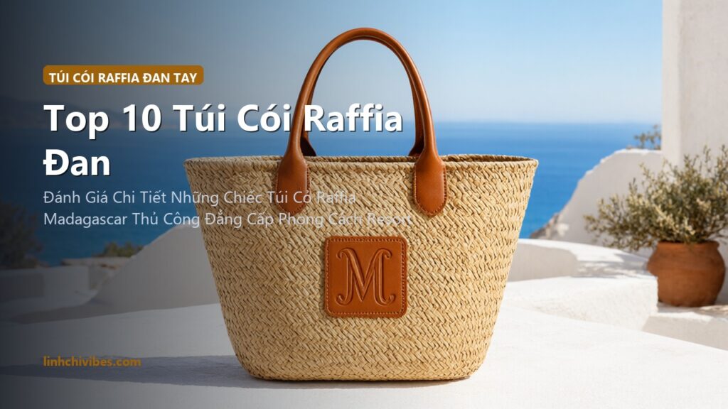 Top 10 Túi Cói Raffia Đan Tay Phối Da Dạo Phố Biển Mùa Hè 2026 (linhchivibes.com)