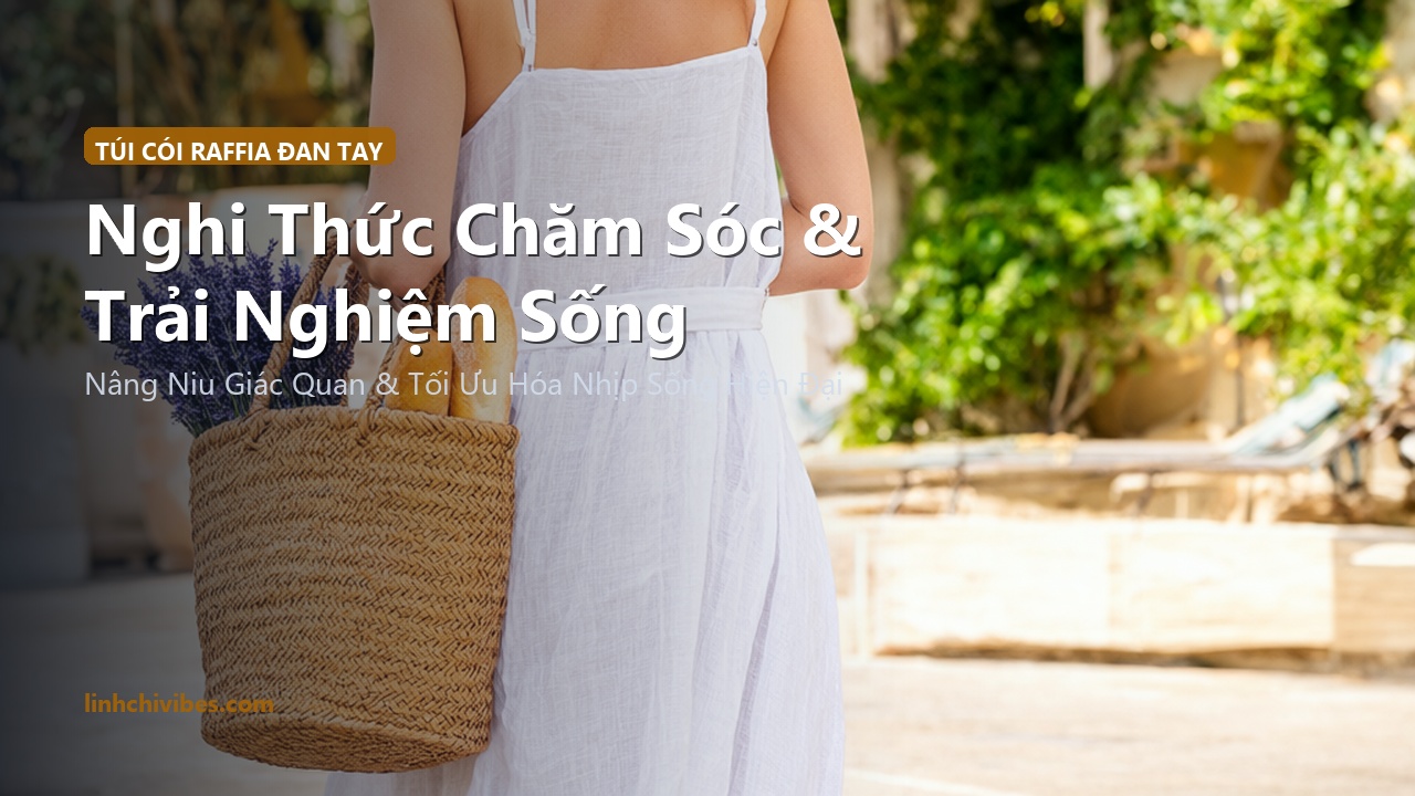 Top 10 Túi Cói Raffia Đan Tay Phối Da Dạo Phố Biển Mùa Hè 2026 - Nghi thức sử dụng và trải nghiệm sống (linhchivibes.com)