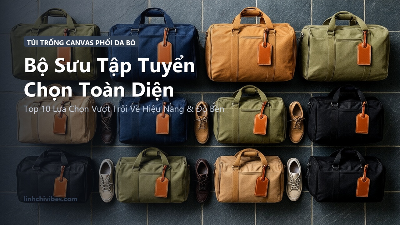 Top 10 Túi Trống Du Lịch Cuối Tuần Vải Canvas Phối Da Bò Cao Cấp 2026 - Bộ sưu tập tuyển chọn hàng đầu (linhchivibes.com)