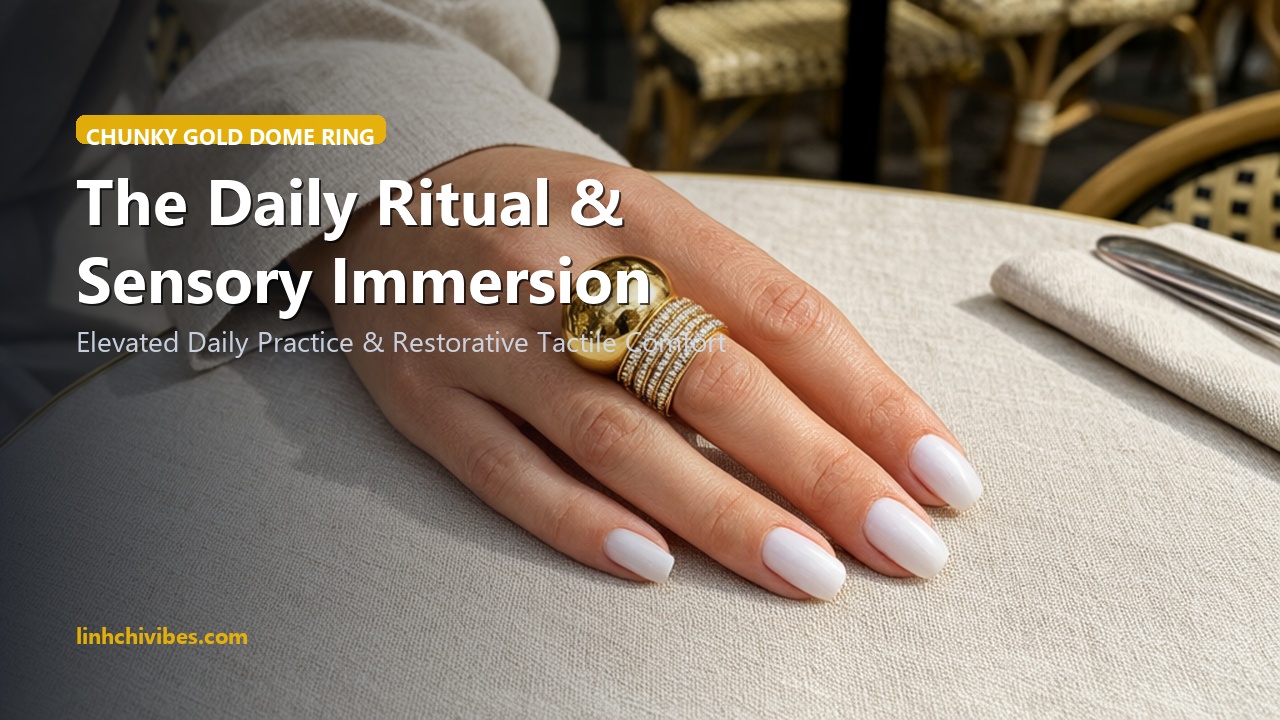 Top 10 Waterproof Chunky Gold Dome Rings for Everyday Sculptural Stacking - Daily Ritual & Lifestyle Integration (linhchivibes.com)