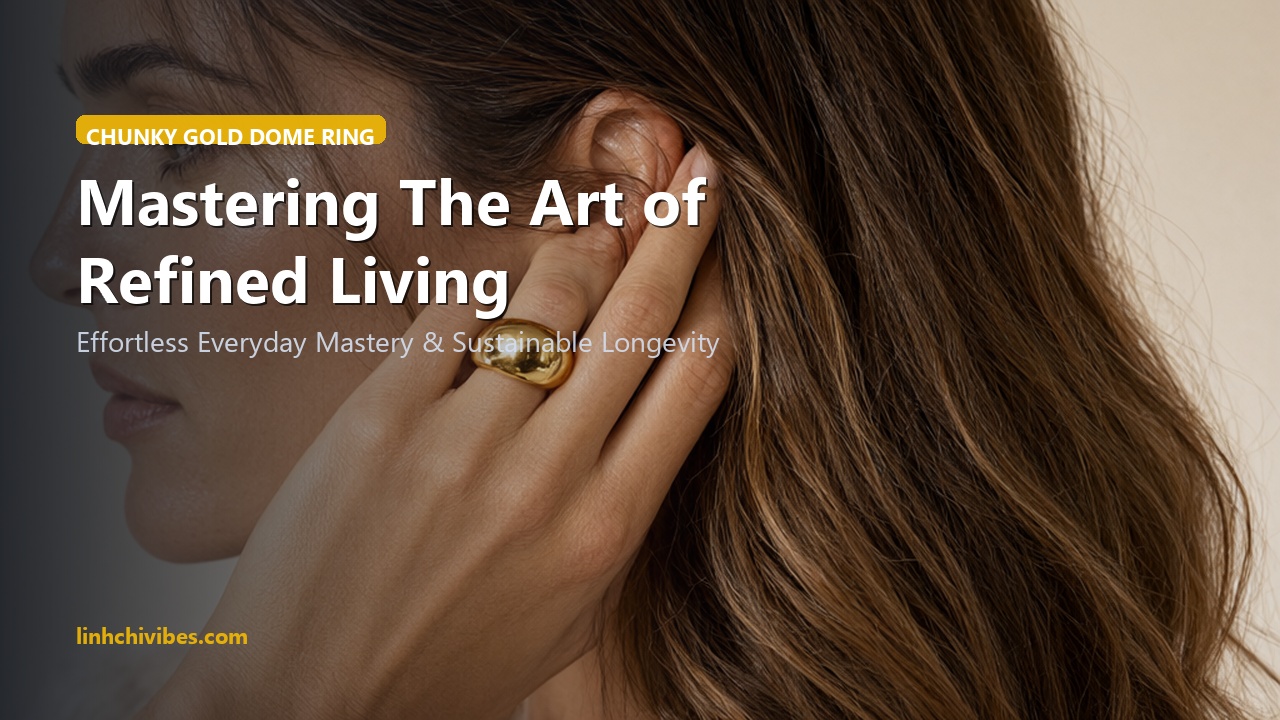 Top 10 Waterproof Chunky Gold Dome Rings for Everyday Sculptural Stacking - Mastering Refined Living (linhchivibes.com)