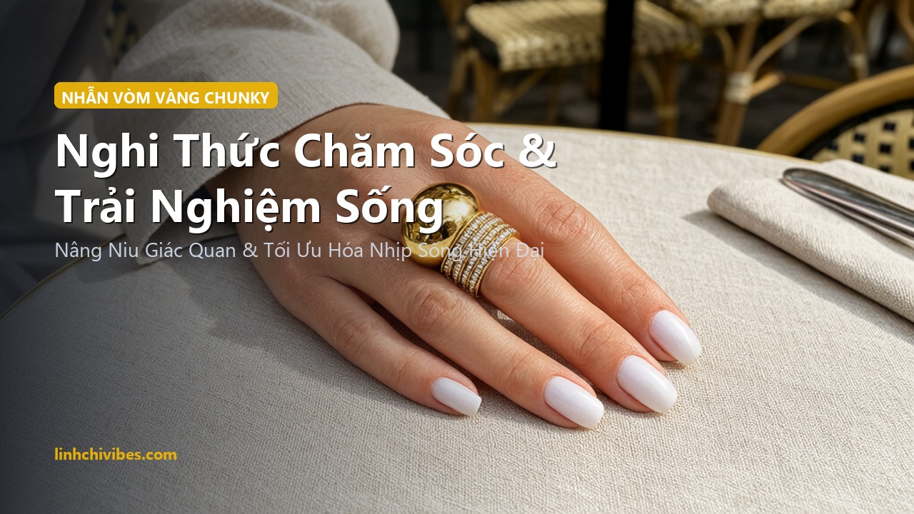 Top 10 Nhẫn Vòm Vàng Chunky Không Gỉ Chống Nước Đeo Hàng Ngày 2026 - Nghi thức sử dụng và trải nghiệm sống (linhchivibes.com)