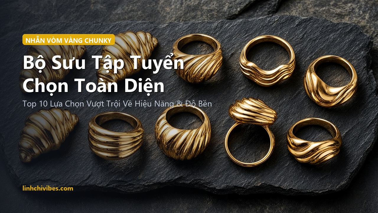 Top 10 Nhẫn Vòm Vàng Chunky Không Gỉ Chống Nước Đeo Hàng Ngày 2026 - Bộ sưu tập tuyển chọn hàng đầu (linhchivibes.com)