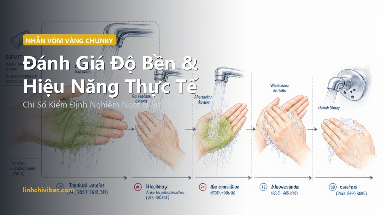 Top 10 Nhẫn Vòm Vàng Chunky Không Gỉ Chống Nước Đeo Hàng Ngày 2026 - Đánh giá độ bền và hiệu năng (linhchivibes.com)