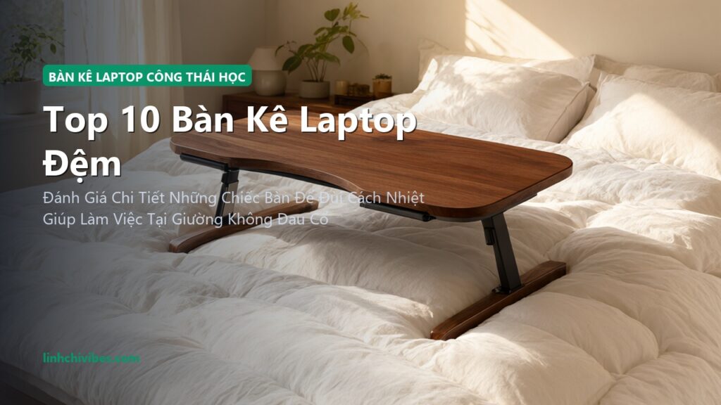 Top 10 Bàn Kê Laptop Đệm Êm Làm Việc Trên Giường Công Thái Học 2026 (linhchivibes.com)