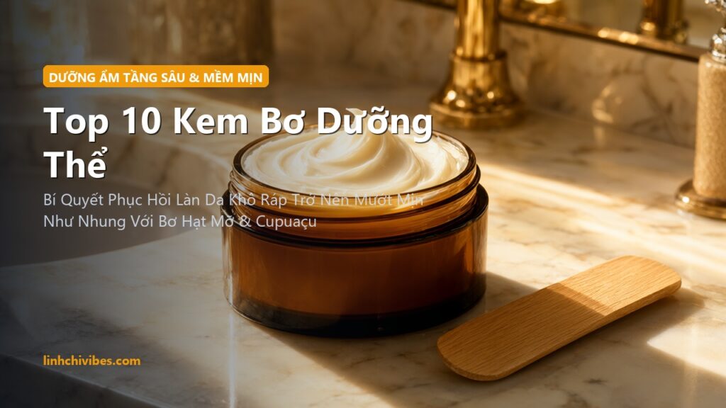 Top 10 Kem Bơ Dưỡng Thể Cao Cấp Mềm Mịn Như Mây Khóa Ẩm 72 Giờ 2026 (linhchivibes.com)