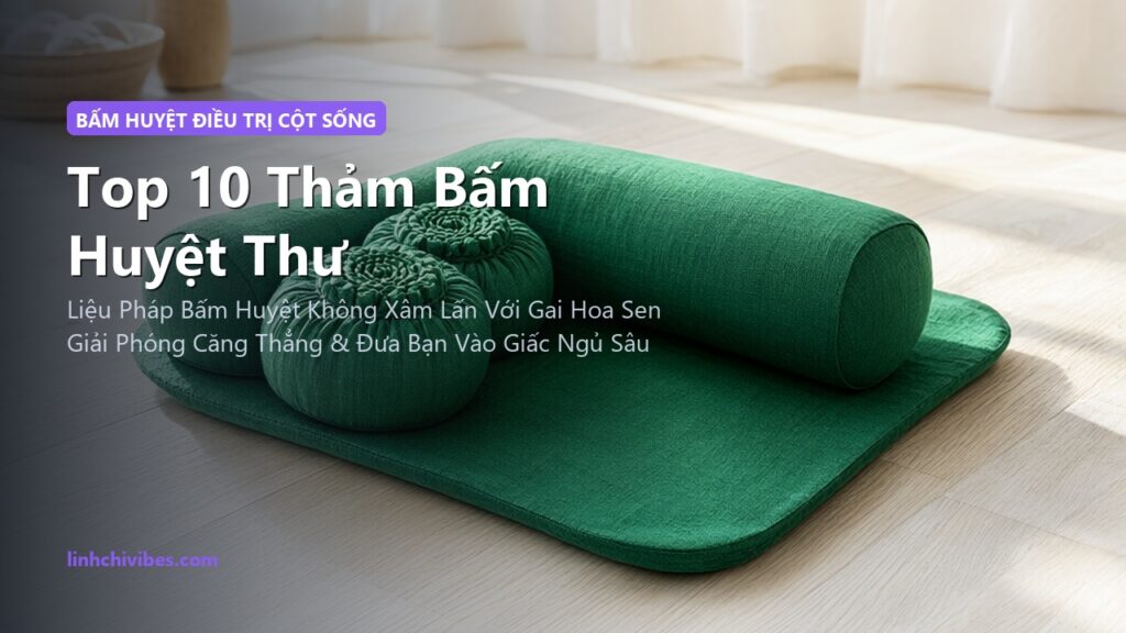 Top 10 Thảm Bấm Huyệt Thư Giãn Cột Sống Giảm Đau Lưng & Trị Mất Ngủ 2026 (linhchivibes.com)