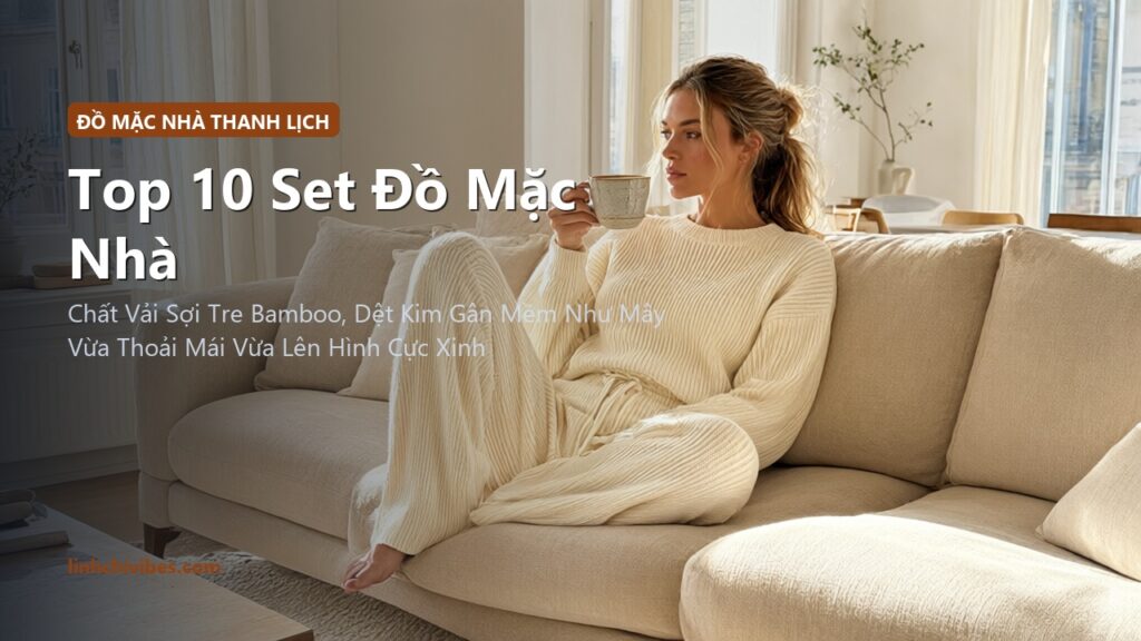 Top 10 Set Đồ Mặc Nhà Vải Dệt Kim Siêu Mềm Mịn Thanh Lịch Chuẩn Gu Nàng Thơ (linhchivibes.com)