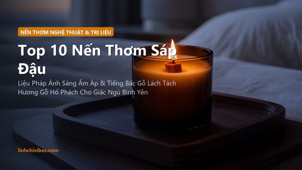 Top 10 Nến Thơm Sáp Đậu Nành Bấc Gỗ Thư Giãn Giảm Căng Thẳng Cho Phòng Ngủ 2026 (linhchivibes.com)