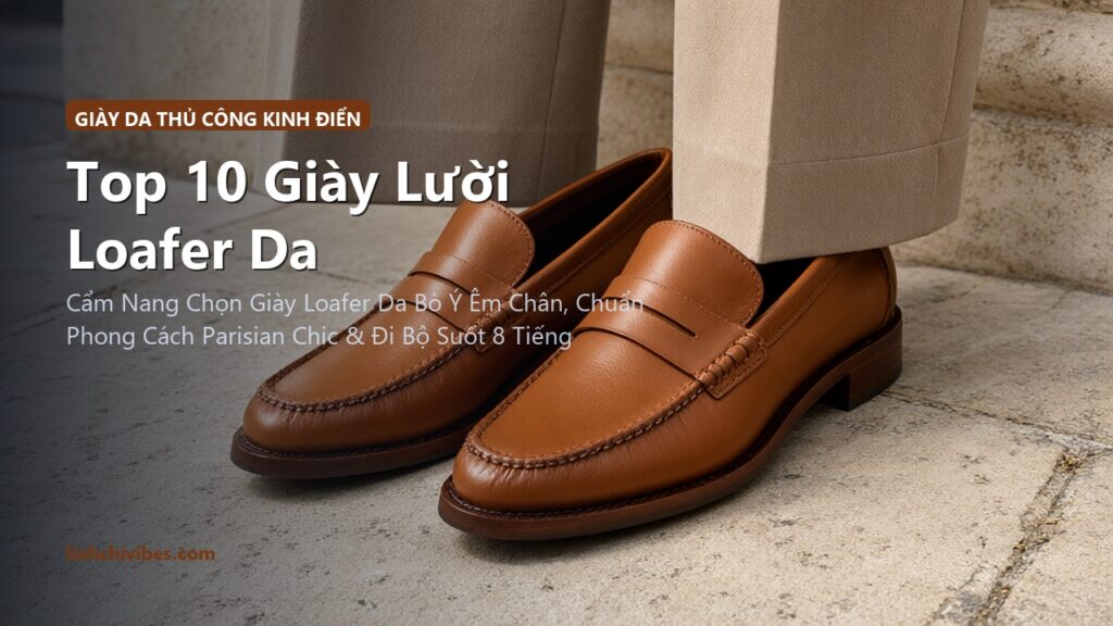 Top 10 Giày Lười Loafer Da Thật Thủ Công Thanh Lịch Cho Quý Cô Công Sở 2026 (linhchivibes.com)