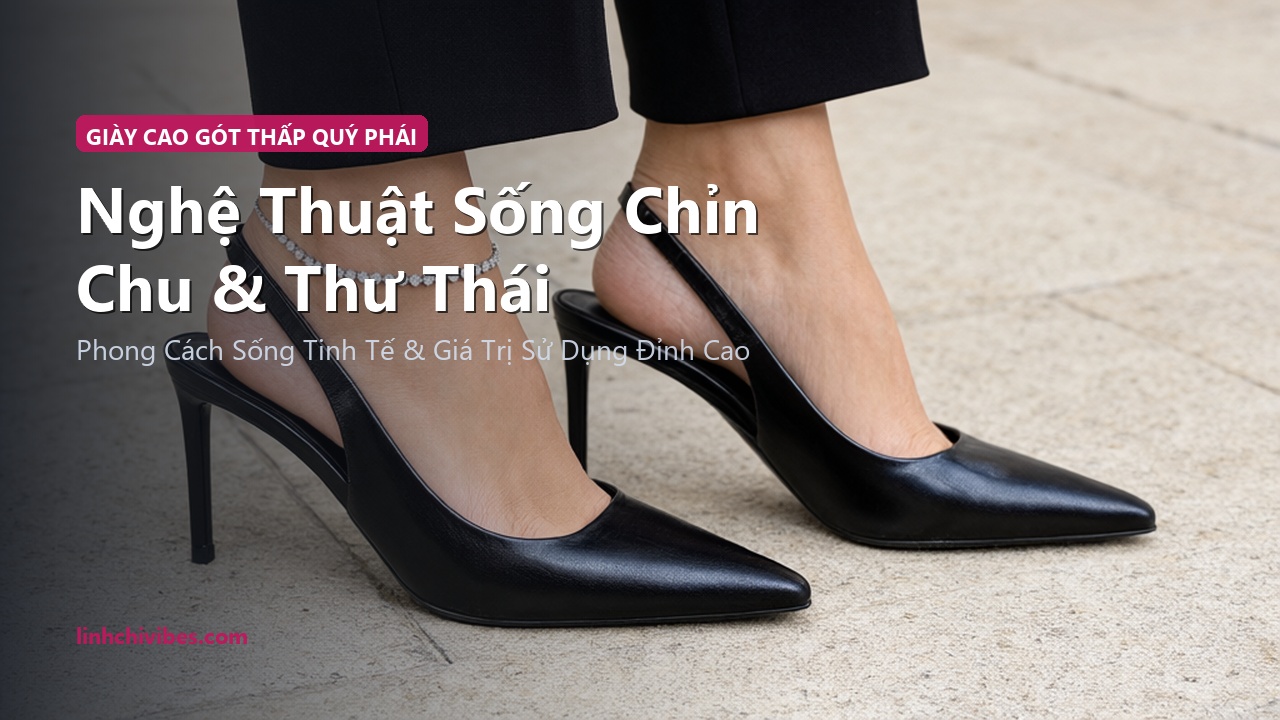 Top 10 Giày Cao Gót Thấp Slingback Mũi Nhọn Phong Cách Parisian Chic 2026 - Nghệ thuật sống chỉn chu (linhchivibes.com)