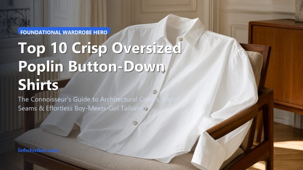 Top 10 Crisp Oversized Poplin Button-Down Shirts in 100% Long-Staple Cotton (linhchivibes.com)