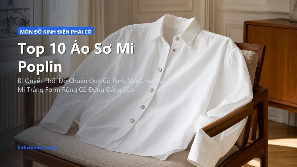 Top 10 Áo Sơ Mi Poplin Form Rộng Cotton Ai Cập Thanh Lịch Vượt Thời Gian 2026 (linhchivibes.com)