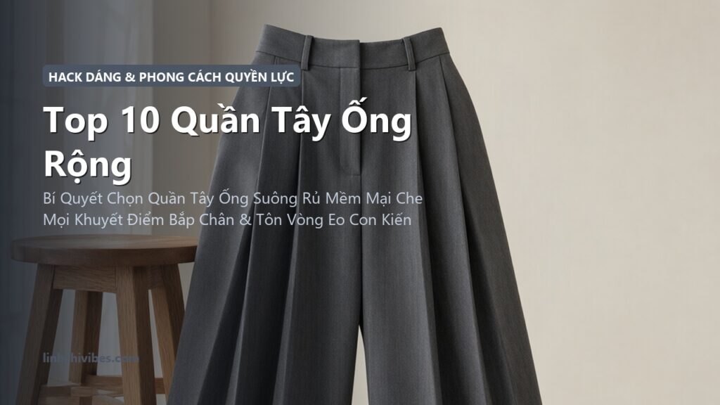Top 10 Quần Tây Ống Rộng Xếp Ly Cạp Cao Hack Dáng Tôn Chân Dài 2026 (linhchivibes.com)