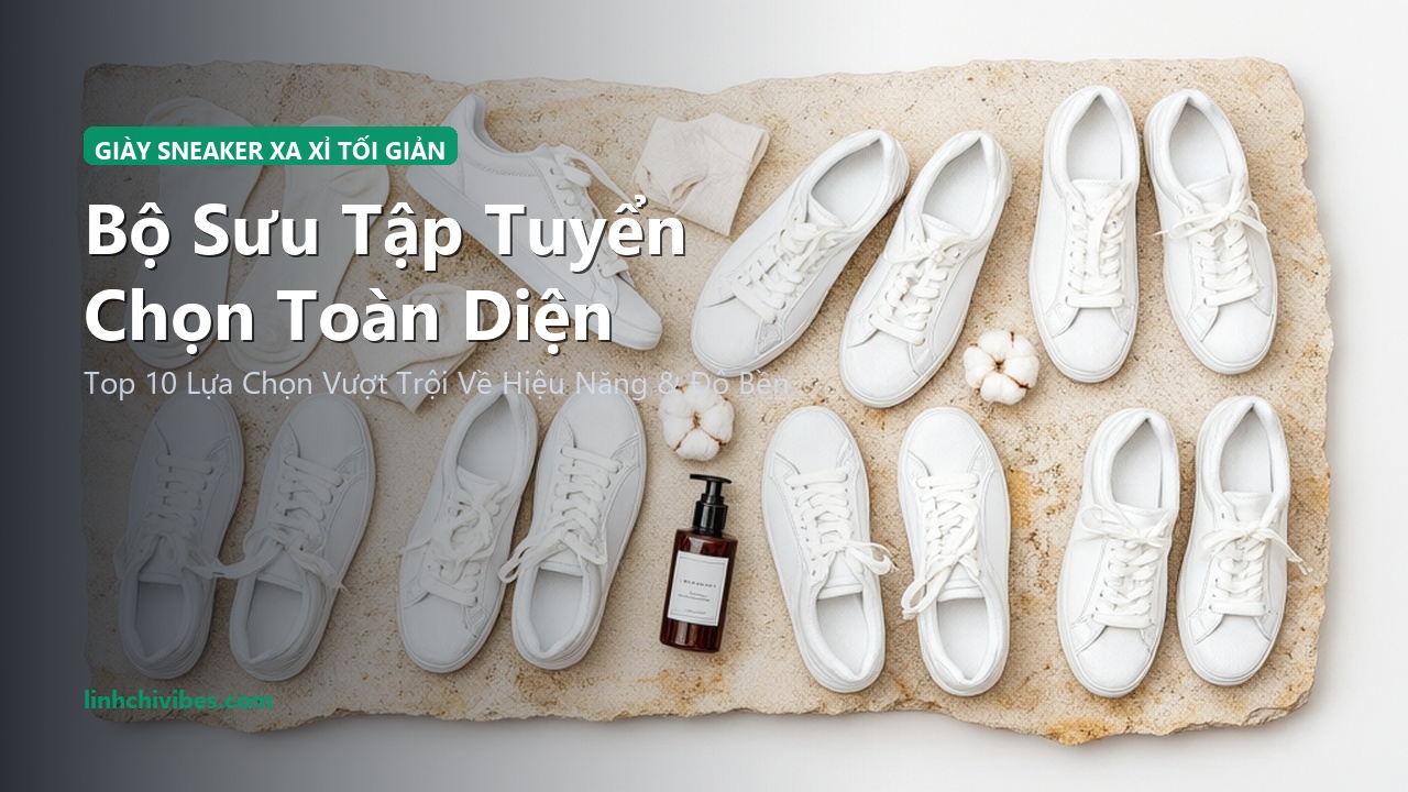 Top 10 Giày Sneaker Da Trắng Tối Giản Êm Ái Phối Mọi Trang Phục 2026 - Bộ sưu tập tuyển chọn hàng đầu (linhchivibes.com)