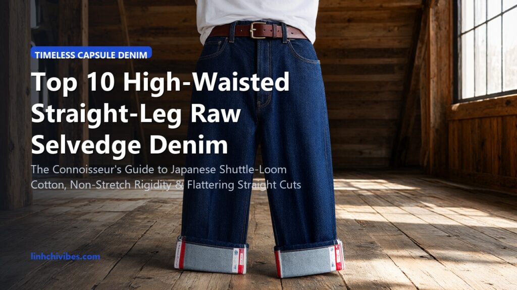 Top 10 High-Waisted Straight-Leg Raw Selvedge Denim Jeans for a Parisian Silhouette (linhchivibes.com)