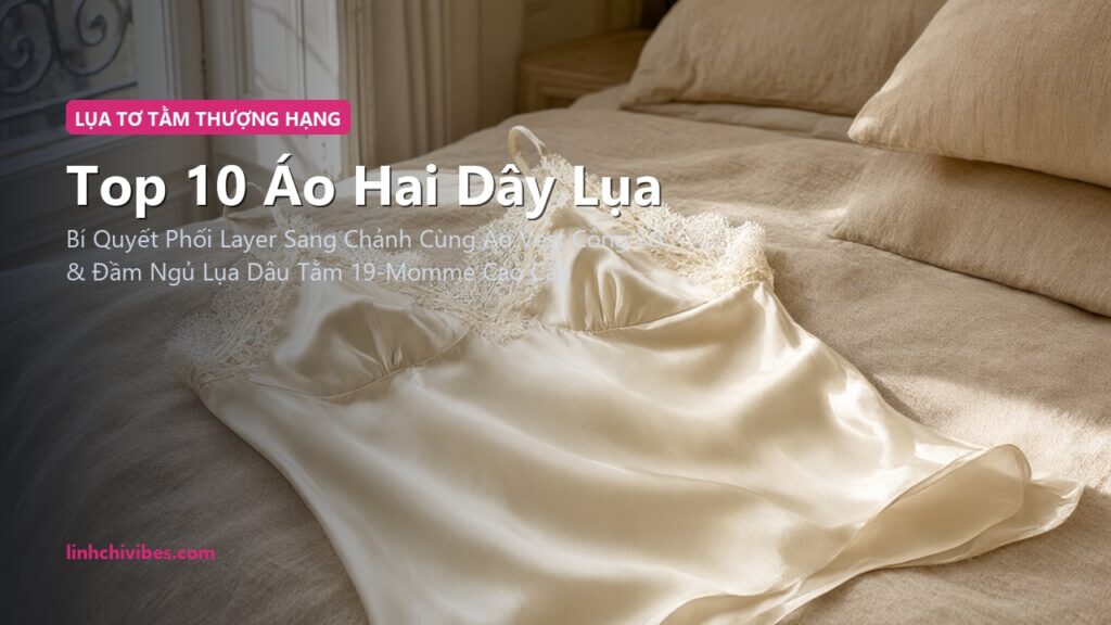Top 10 Áo Hai Dây Lụa Tơ Tằm Phối Ren Pháp Thanh Lịch & Quyến Rũ 2026 (linhchivibes.com)