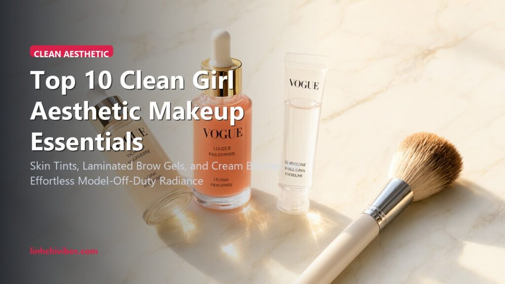 Top 10 Clean Girl Aesthetic Makeup Essentials for a Fresh, Dewy No-Makeup Look (linhchivibes.com)