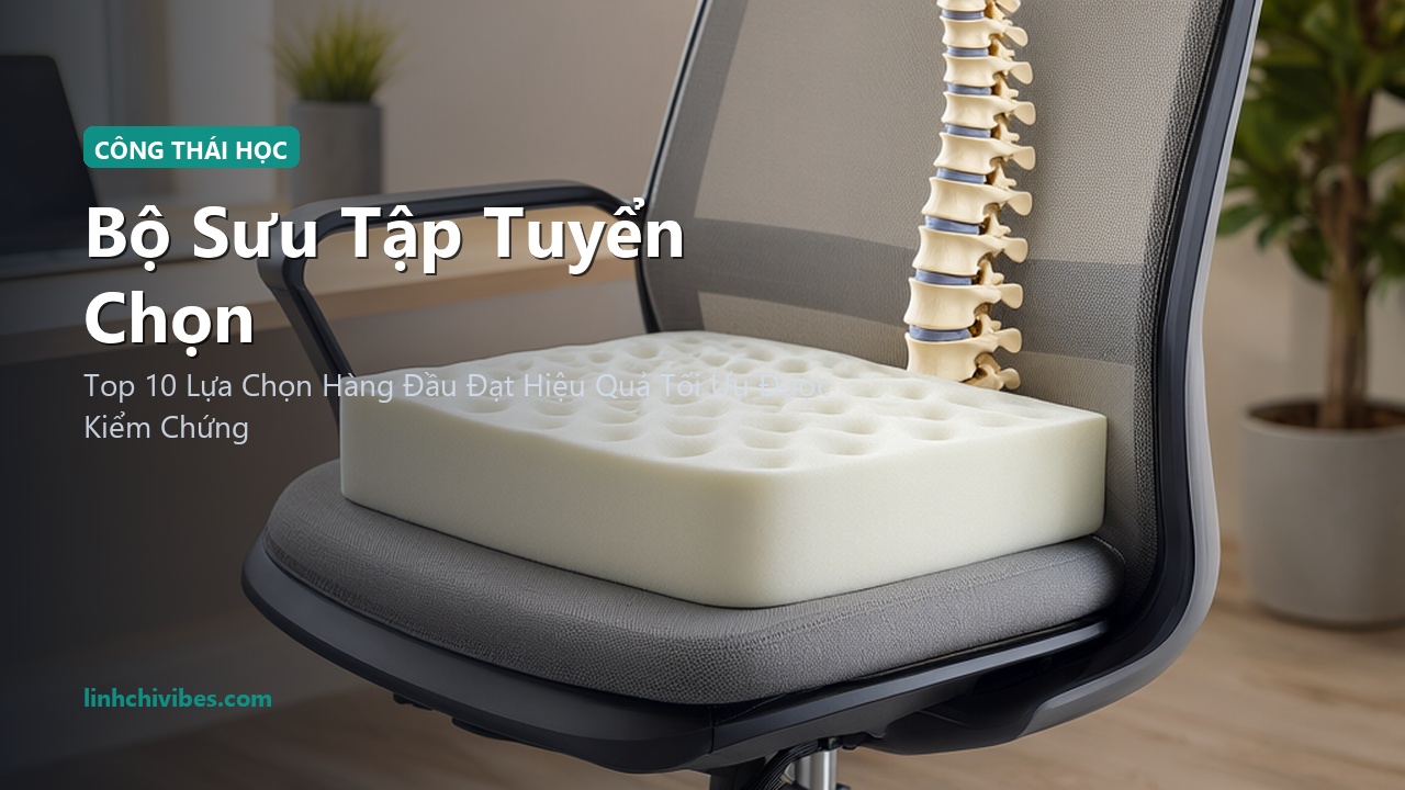 Top 10 Gối Tựa Lưng & Đệm Kê Chân Công Thái Học Chống Đau Mỏi Cột Sống - Bộ sưu tập tuyển chọn (linhchivibes.com)