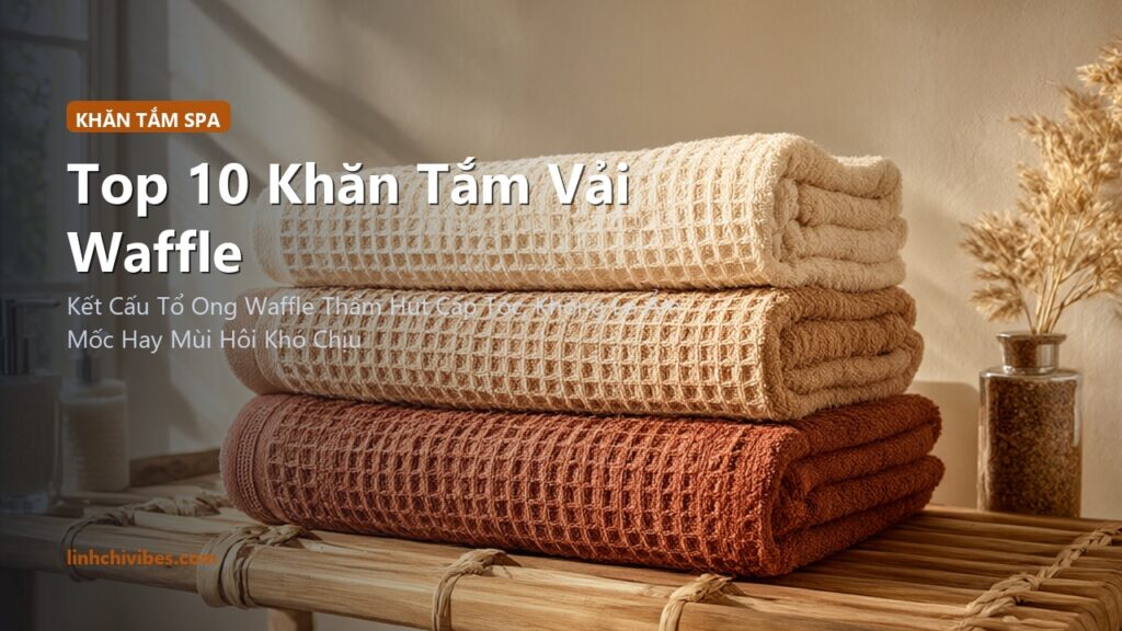 Top 10 Khăn Tắm Vải Waffle & Sợi Tự Nhiên Cao Cấp Nhanh Khô Kháng Khuẩn (linhchivibes.com)