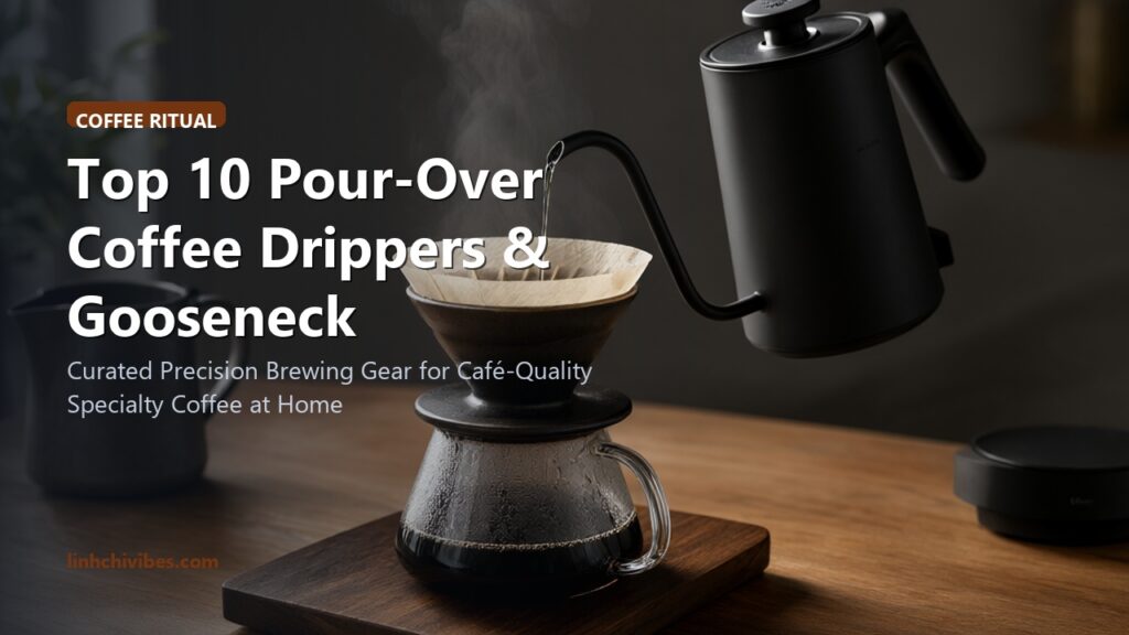 Top 10 Pour-Over Coffee Drippers & Gooseneck Kettles for Mindful Morning Brewing (linhchivibes.com)