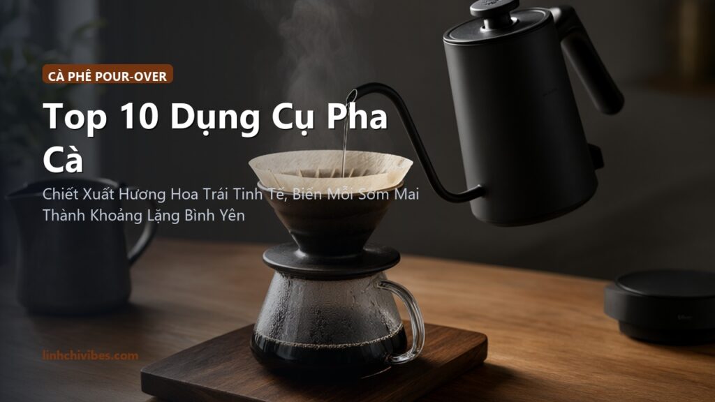 Top 10 Dụng Cụ Pha Cà Phê Thủ Công Pour-Over & Ấm Cổ Ngỗng Chuẩn Barista (linhchivibes.com)