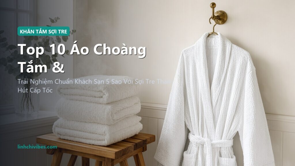 Top 10 Áo Choàng Tắm & Khăn Tắm Sợi Tre Tự Nhiên Cao Cấp Kháng Khuẩn Mềm Mịn (linhchivibes.com)