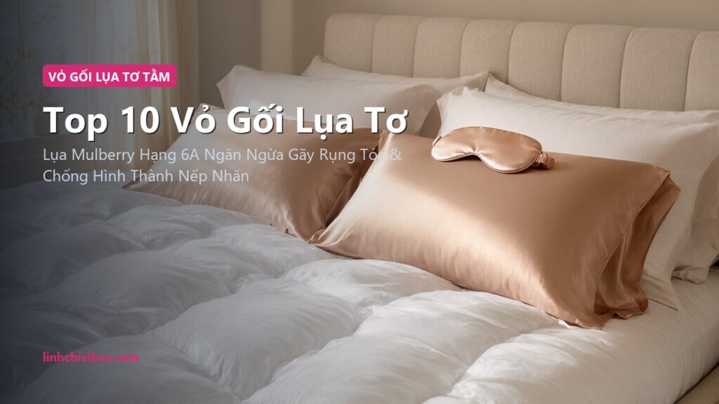 Top 10 Vỏ Gối Lụa Tơ Tằm Tự Nhiên 100% Mulberry Chống Nhăn Da & Mượt Tóc (linhchivibes.com)
