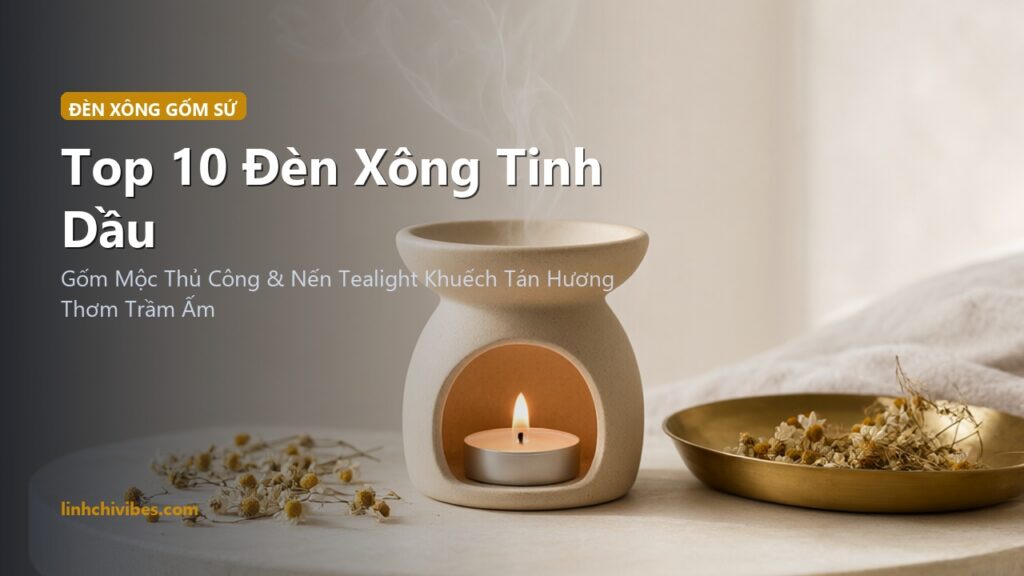 Top 10 Đèn Xông Tinh Dầu & Đốt Trầm Hương Gốm Sứ Thủ Công Thư Giãn Phòng Ngủ (linhchivibes.com)