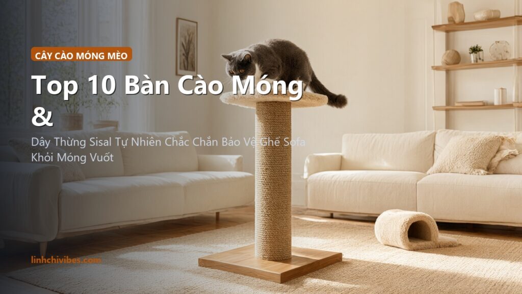 Top 10 Bàn Cào Móng & Nhà Cây Cho Mèo Bọc Dây Thừng Tự Nhiên Bền Đẹp (linhchivibes.com)
