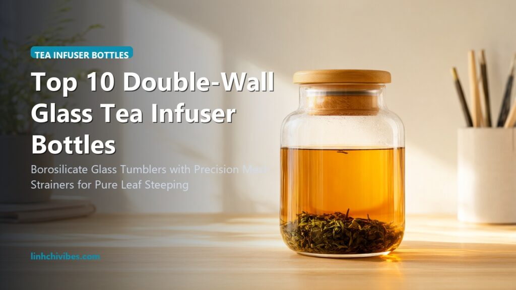 Top 10 Double-Wall Glass Tea Infuser Bottles with Stainless Steel Strainers (linhchivibes.com)