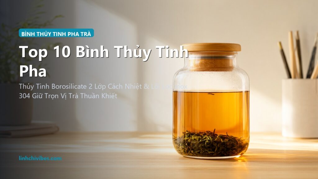 Top 10 Bình Thủy Tinh Pha Trà Giữ Nhiệt Lõi Lọc Inox 304 Cho Dân Văn Phòng (linhchivibes.com)