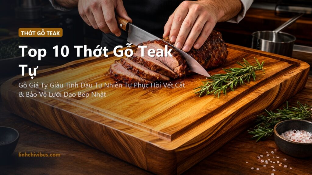 Top 10 Thớt Gỗ Teak Tự Nhiên Cao Cấp Kháng Khuẩn Chống Mốc Cho Gian Bếp Hiện Đại (linhchivibes.com)