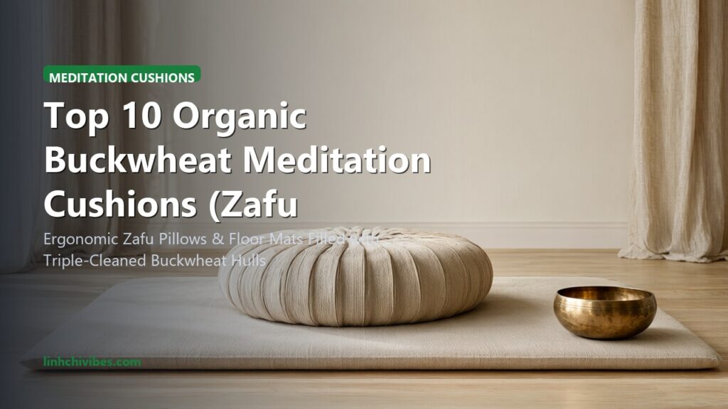 Top 10 Organic Buckwheat Meditation Cushions (Zafu & Zabuton Sets) for Spine Support (linhchivibes.com)