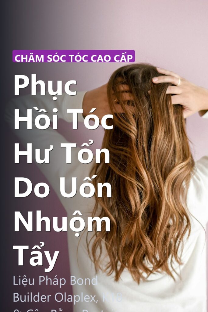 Phục Hồi Tóc Hư Tổn Do Uốn Nhuộm Tẩy ảnh bìa tạp chí phong cách Linh Chi Vibes