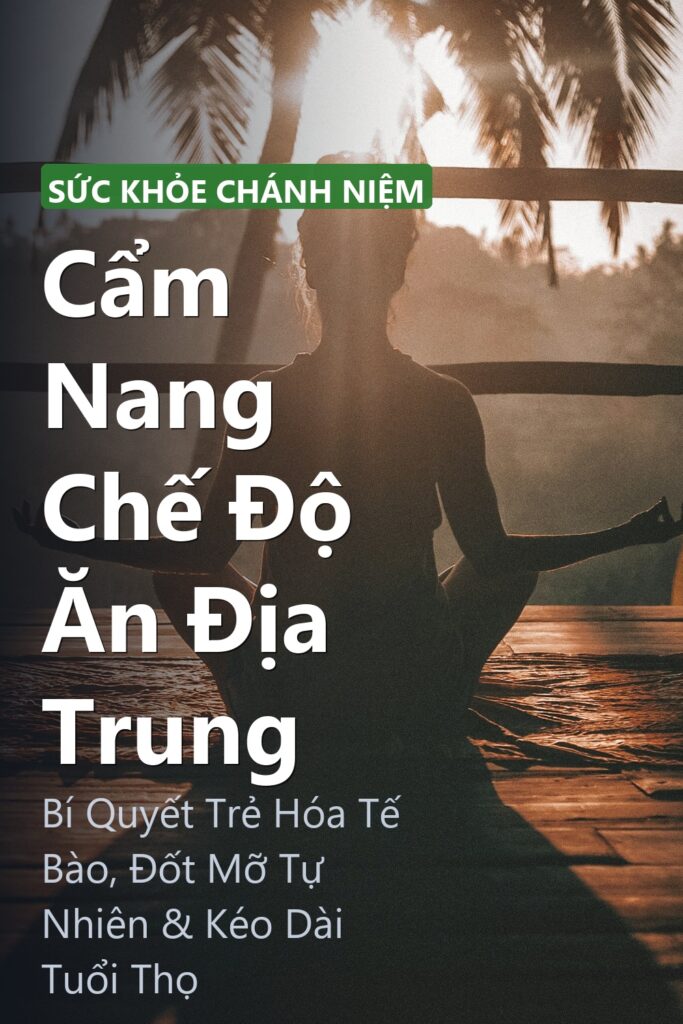 Cẩm Nang Chế Độ Ăn Địa Trung ảnh bìa tạp chí phong cách Linh Chi Vibes