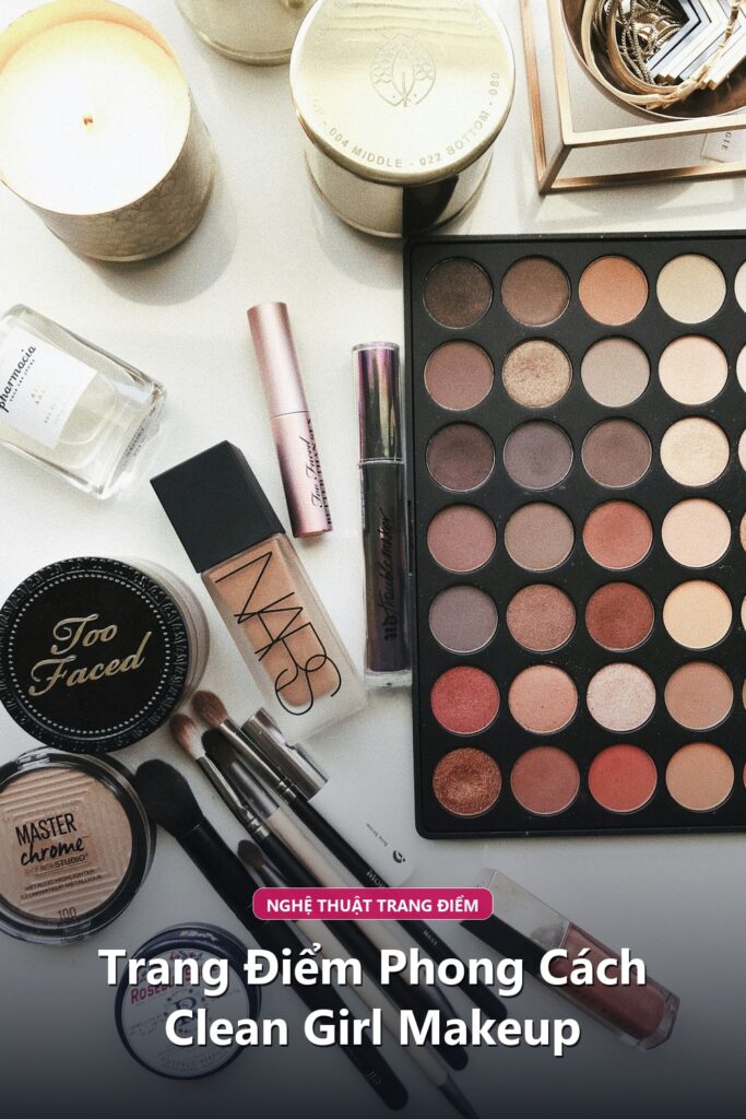 Trang Điểm Phong Cách Clean Girl Makeup ảnh bìa tạp chí phong cách Linh Chi Vibes
