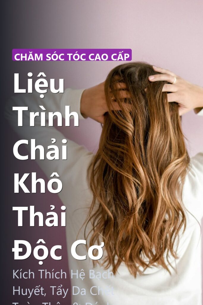 Liệu Trình Chải Khô Thải Độc Cơ ảnh bìa tạp chí phong cách Linh Chi Vibes