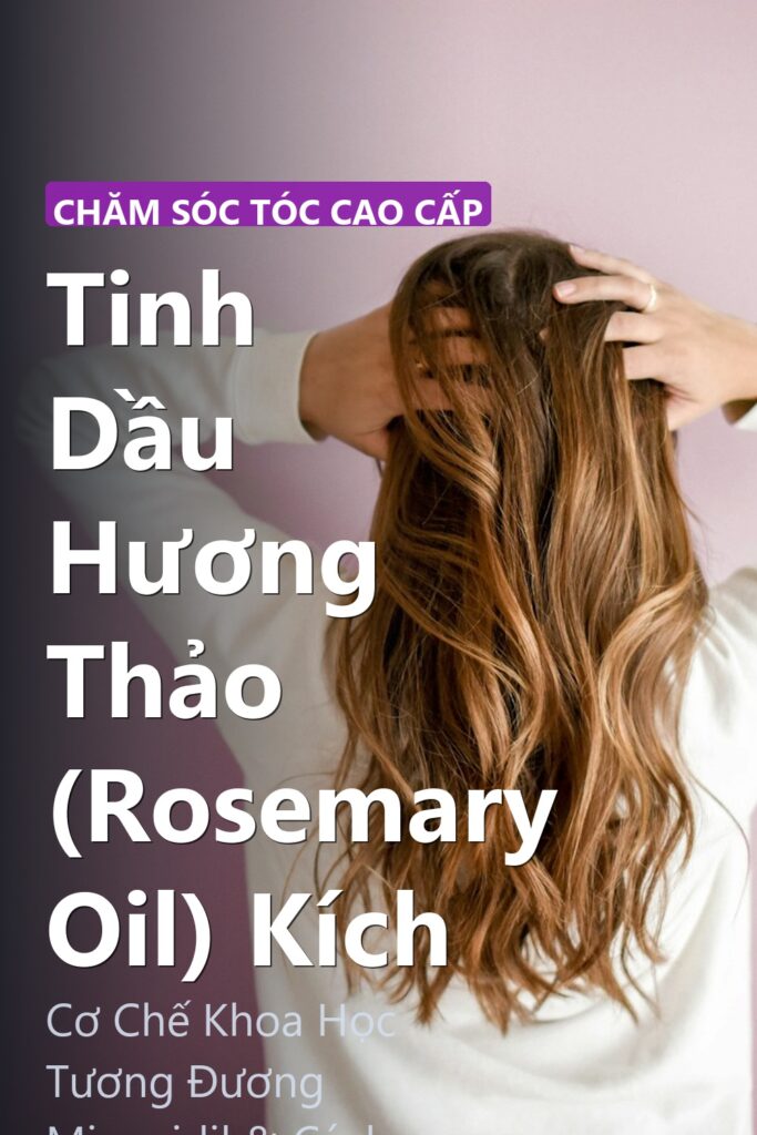 Tinh Dầu Hương Thảo (Rosemary Oil) Kích ảnh bìa tạp chí phong cách Linh Chi Vibes