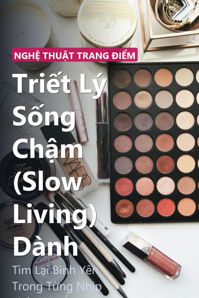 Triết Lý Sống Chậm (Slow Living) Dành ảnh bìa tạp chí phong cách Linh Chi Vibes