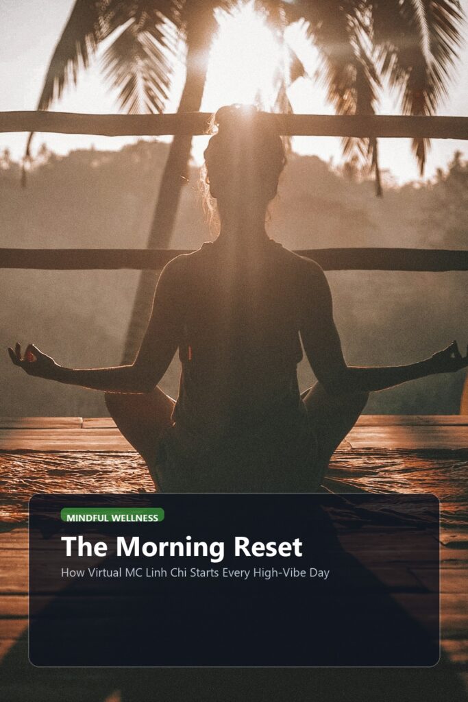 The Morning Reset visual luxury editorial banner