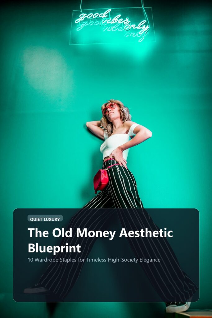 The Old Money Aesthetic Blueprint visual luxury editorial banner